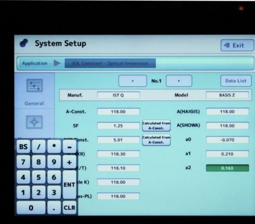 OA 2000 IOL A con data