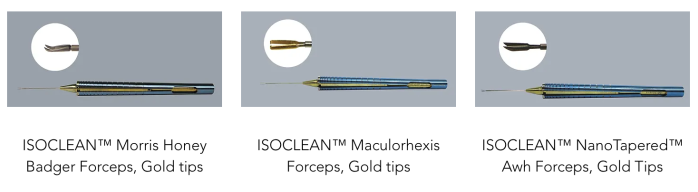 Katalyst ISOCLEAN re usable retinal forceps